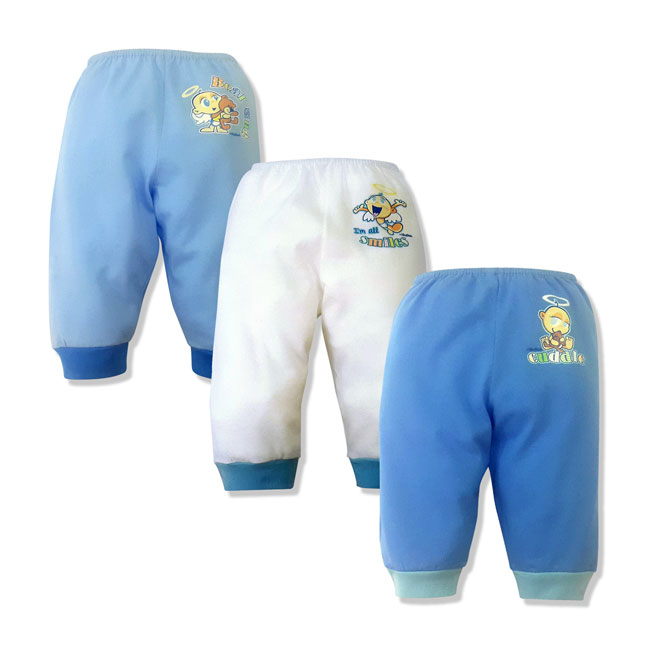 Cotton Stuff 3piece Pajama Pants (Angel Babies Smiles) Cotton Stuff
