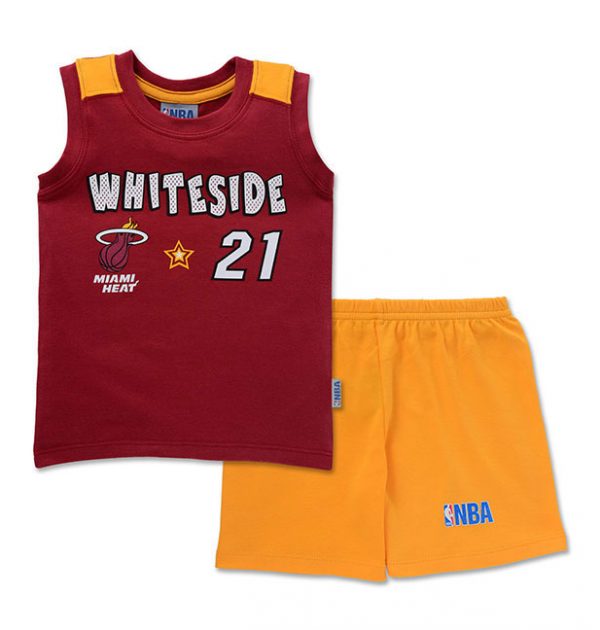 NBA Baby 2piece Set Muscle Shirt, Shorts (Whiteside 21) 100 cotton Cotton Stuff