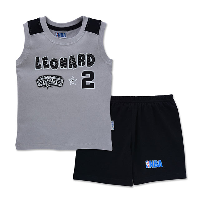 NBA Baby 2piece Set Muscle Shirt, Shorts (Leonard 2) 100 cotton
